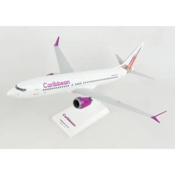 Best Sale SkyMarks 1:130 Caribbean Boeing 737Max8 SKR1108 - Miniature Marvels: Airplane Models & Painted Dice Airplane Model
