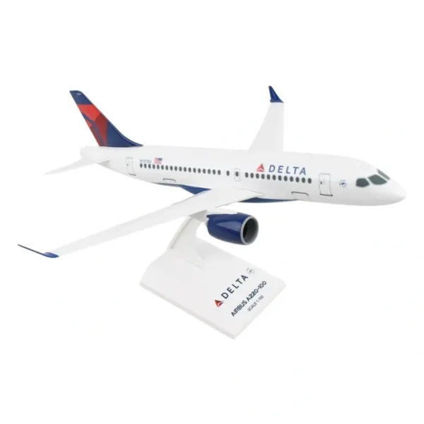 Outlet SkyMarks 1:100 Delta Airbus A220-100 N101DU SKR914 - Miniature Marvels: Airplane Models & Painted Dice Airplane Model