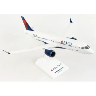 New SkyMarks 1:100 Delta Airbus A220-300 N301DU SKR1049 - Miniature Marvels: Airplane Models & Painted Dice Airplane Model