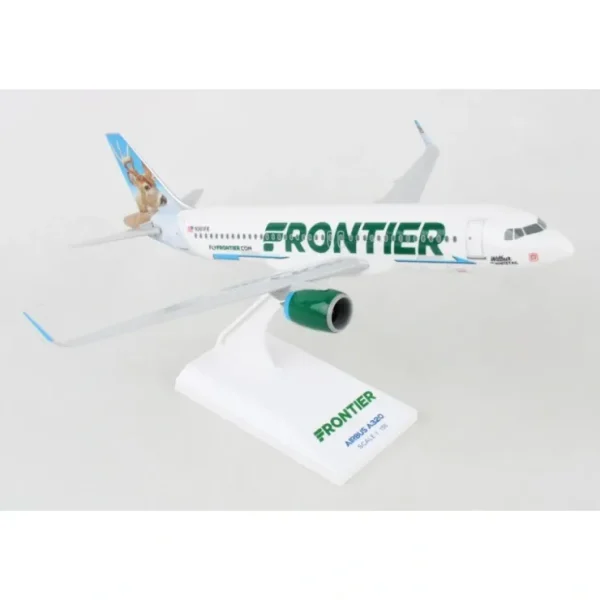 Hot SkyMarks 1:150 Frontier Neo Wilbur A320Neo SKR907 - Miniature Marvels: Airplane Models & Painted Dice Airplane Model