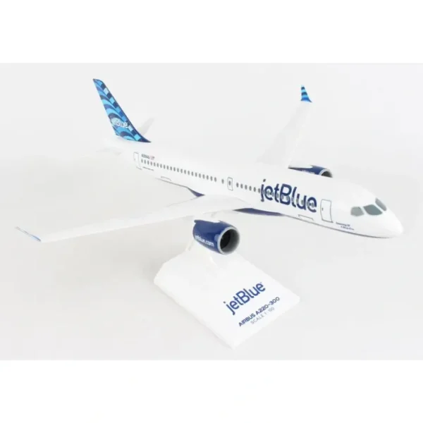 Cheap SkyMarks 1:100 JetBlue A220 SKR1036 - Miniature Marvels: Airplane Models & Painted Dice Airplane Model