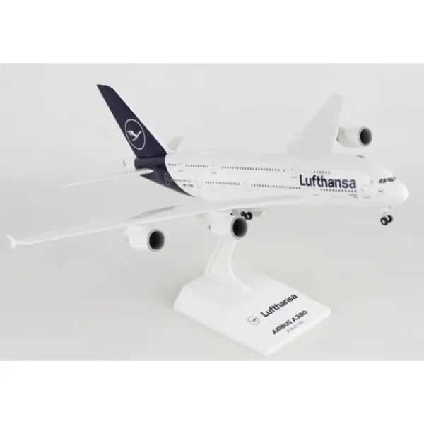 Best SkyMarks 1:200 Lufthansa Airbus A380 SKR1032 - Miniature Marvels: Airplane Models & Painted Dice Airplane Model