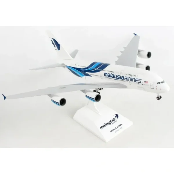 Cheap SkyMarks 1:200 Malaysia Airlines Airbus A380 SKR693 - Miniature Marvels: Airplane Models & Painted Dice Airplane Model