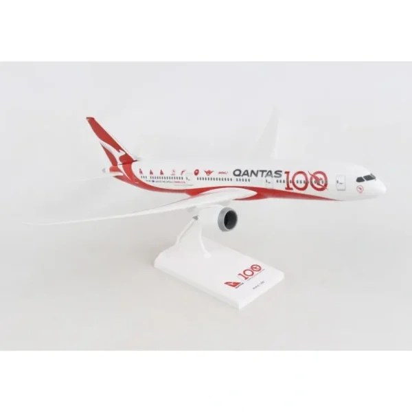 Shop SkyMarks 1:200 Qantas Boeing 787-9 SKR1044 - Miniature Marvels: Airplane Models & Painted Dice Airplane Model