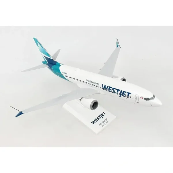 Discount SKYMARKS SKR994 WESTJET 737MAX8 - Miniature Marvels: Airplane Models & Painted Dice Airplane Model