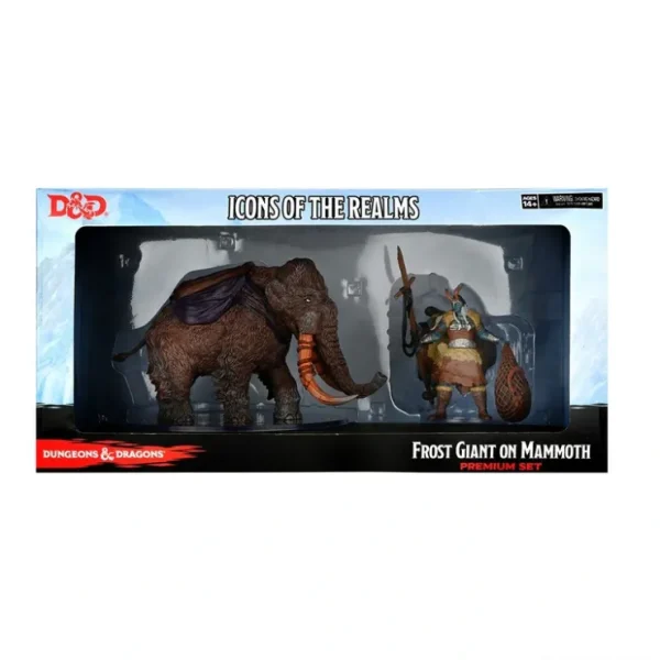 Online Snowbound Frost Giant and Mammoth: Premium Set - D&D Icons of the Realms WZK 96077 - Miniature Marvels: Airplane Models & Painted Dice Miniature