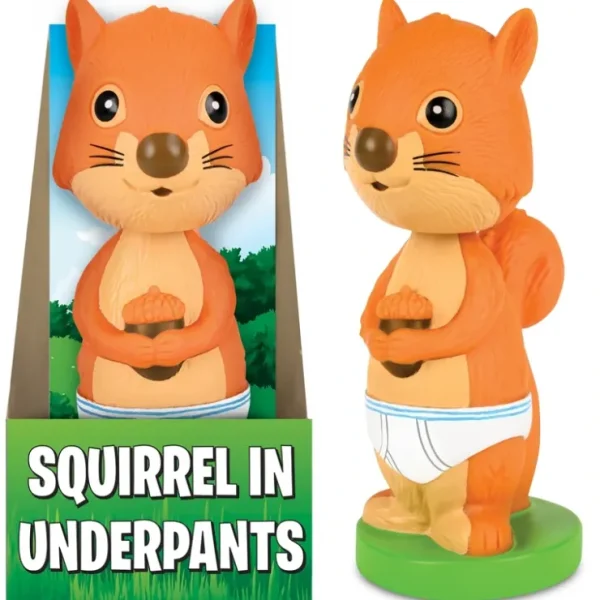 Cheap SQUIRREL IN UNDERPANTS Nooder Bobble Head Shaking Car Dashboard - Archie McPhee - Miniature Marvels: Airplane Models & Painted Dice Egpull