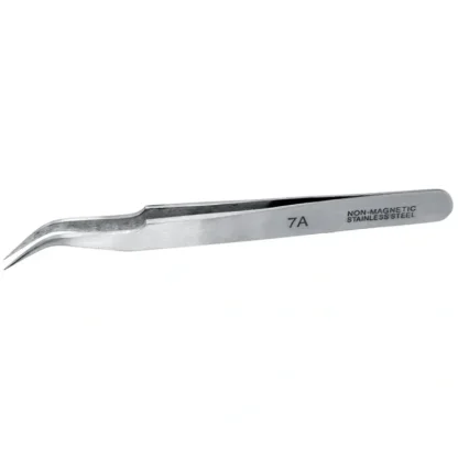 Hot #7 Stainless Steel Tweezers - Miniature Marvels: Airplane Models & Painted Dice Accessories