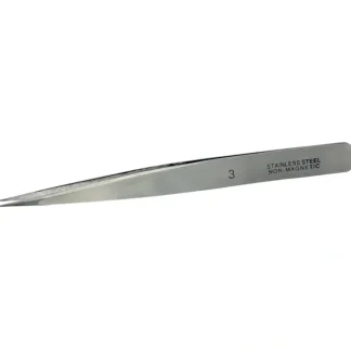 Store #3 Stainless Steel Tweezers - Miniature Marvels: Airplane Models & Painted Dice Accessories