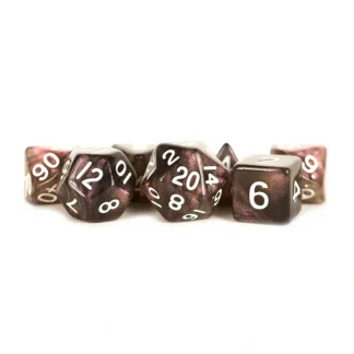 Flash Sale Stardust Supervolcano 16mm Polyhedral Dice Set MET 174 - Miniature Marvels: Airplane Models & Painted Dice Dice