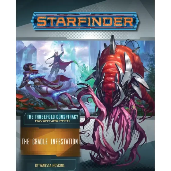 New Starfinder Adventure Path #29: The Cradle Infestation (The Threefold Conspiracy 5 of 6) PZO 7229 - Miniature Marvels: Airplane Models & Painted Dice Role-playing Game