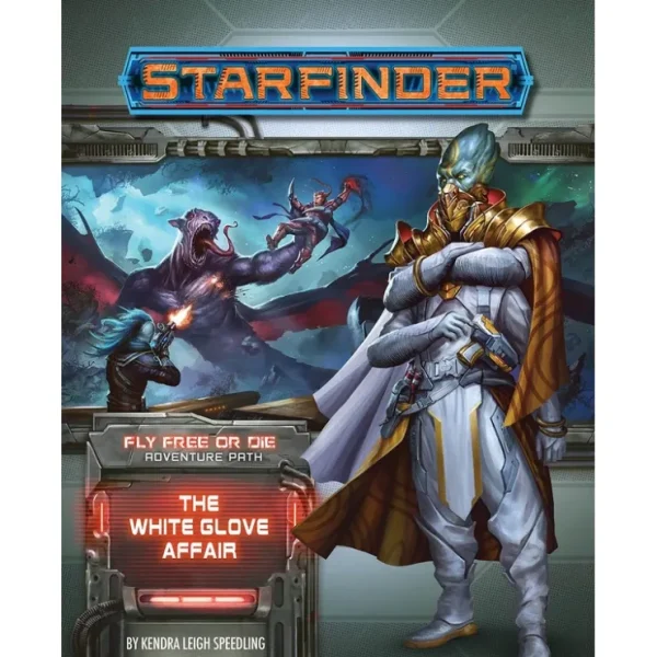 Hot Starfinder Adventure Path #37: The White Glove Affair (Fly Free or Die 4 of 6) PZO 7237 - Miniature Marvels: Airplane Models & Painted Dice Role-playing Game