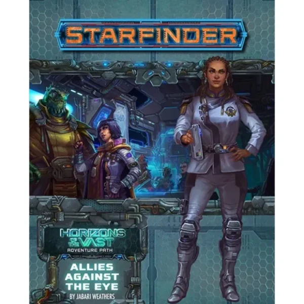 Discount Starfinder Adventure Path #44: Allies Against the Eye (Horizons of the Vast 5 of 6) PZO 7244 - Miniature Marvels: Airplane Models & Painted Dice Role-playing Game