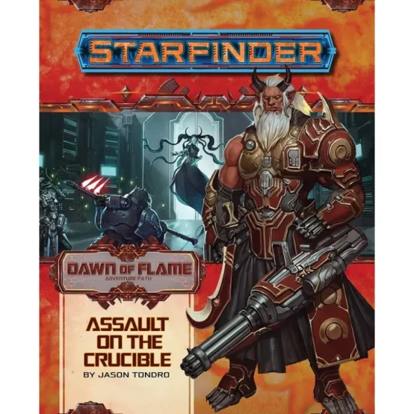 Fashion Starfinder Adventure Path #18: Assault on the Crucible (Dawn of Flame 6 of 6) PZO 7218 - Miniature Marvels: Airplane Models & Painted Dice Role-playing Game