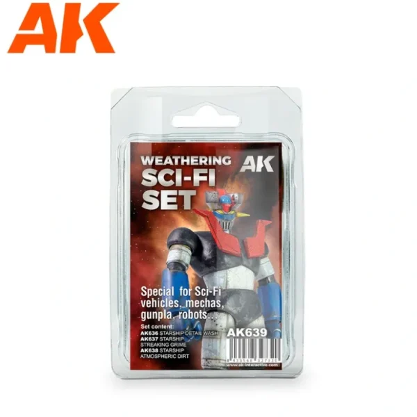 Discount Starship: Weathering - Sci-Fi Set LTG AK-639 - Miniature Marvels: Airplane Models & Painted Dice Paint