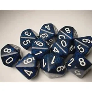 Cheap Stealth: Speckled d10 Dice Set (10's) CHX 25146 - Miniature Marvels: Airplane Models & Painted Dice Dice