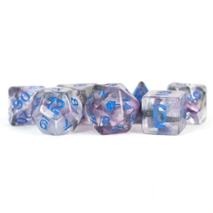 New Stellar Storm 16mm Poly Dice Set MET 714 - Miniature Marvels: Airplane Models & Painted Dice Dice
