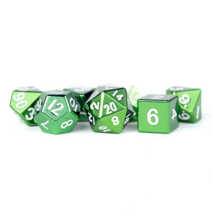 Best Sale Sterling Gray 16mm Polyhedral Dice Set MET 008 - Miniature Marvels: Airplane Models & Painted Dice Dice