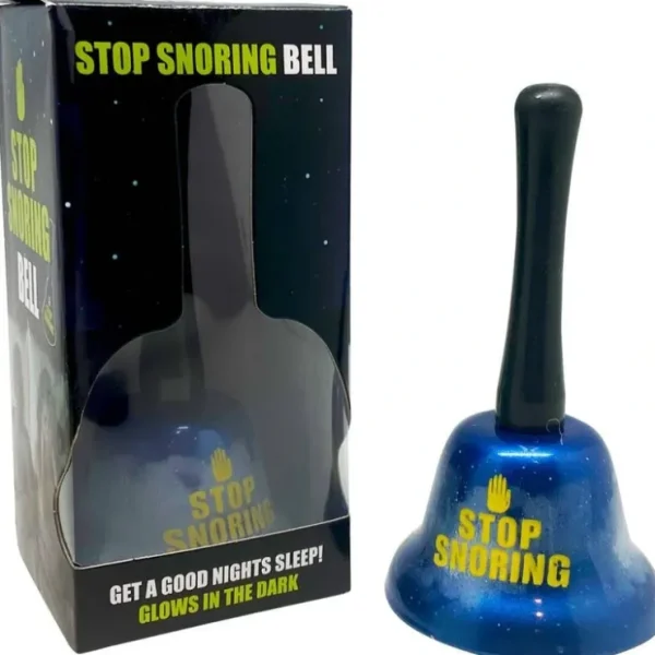 Cheap STOP SNORING Metal Hand Bell - Glows in the Dark! - Funny Gag Joke Adult Gift - Miniature Marvels: Airplane Models & Painted Dice Egpull