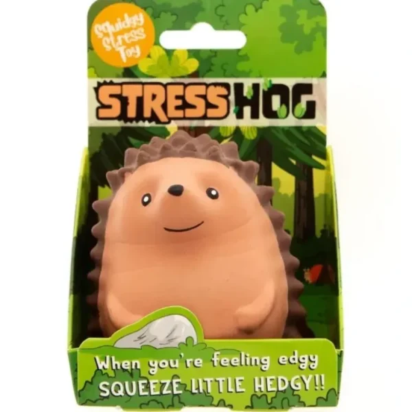 Best Sale STRESS HOG Squishy Fidget Squish Toy - SOOO Cute! Squeeze the Little Hedgy! - Miniature Marvels: Airplane Models & Painted Dice Egpull