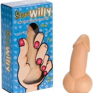 Sale STRESS WILLY - Squeeze Slap Poke Me! Pecker Relief Adult Novelty Joke Gift Toy - Miniature Marvels: Airplane Models & Painted Dice Egpull