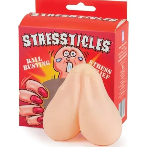 Online Stressticles Stress Relief Testicles Ballbag Scrotum Joke Gift Adult Novelty Toy - Miniature Marvels: Airplane Models & Painted Dice Egpull