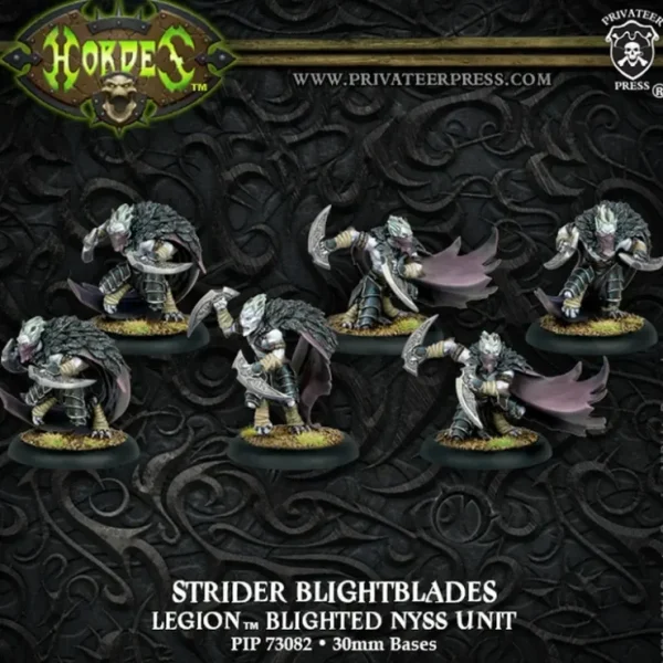 Best Sale Strider Blightblades/Rangers: Legion of Everblight- Blighted Nyss Unit PIP 73082 - Miniature Marvels: Airplane Models & Painted Dice Miniature