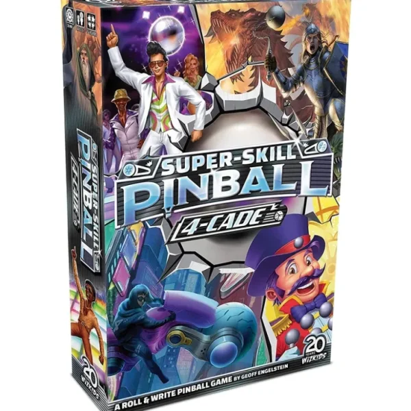 Fashion Super-Skill Pinball: 4-Cade WZK 87520 - Miniature Marvels: Airplane Models & Painted Dice Board Game