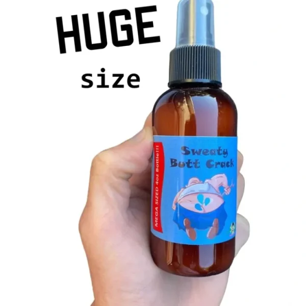 Best Sale SWEATY BUTT CRACK MEGA 4OZ SIZE LIQUID BOTTLE - Disgusting Ass Fart GaG Prank - Miniature Marvels: Airplane Models & Painted Dice Egpull