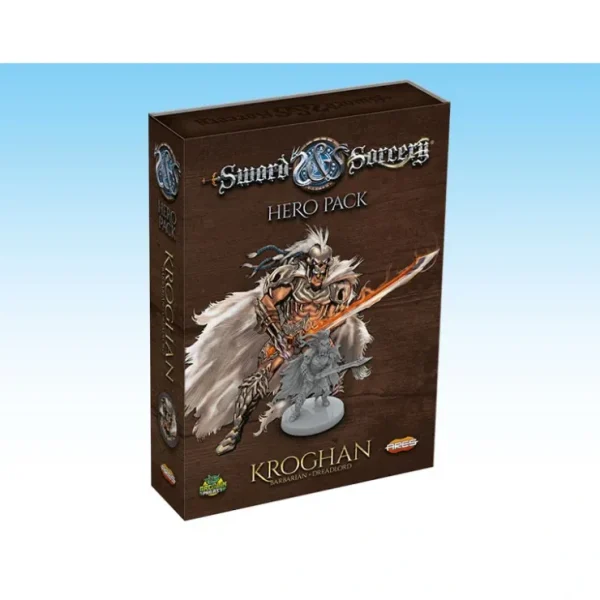 Outlet Sword & Sorcery: Kroghan Hero Pack AGS GRPR112 - Miniature Marvels: Airplane Models & Painted Dice Board Game
