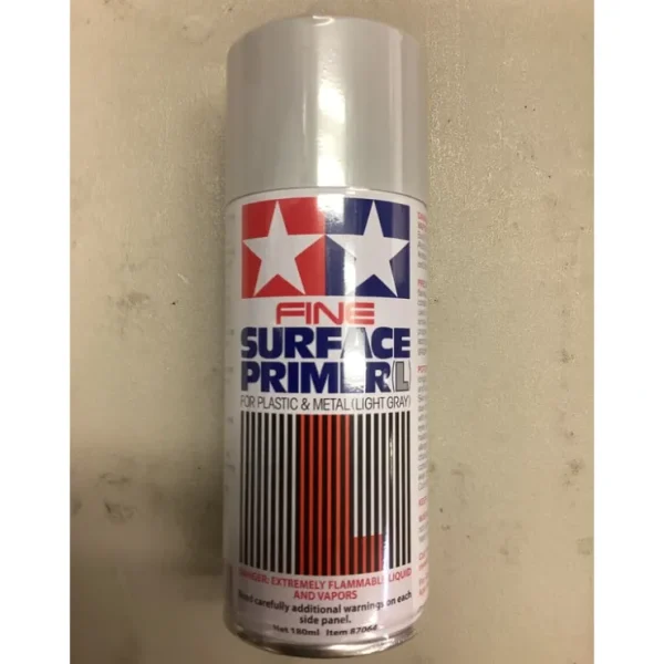 Sale Tamiya Fine Surface Primer Light Gray - Miniature Marvels: Airplane Models & Painted Dice Airplane Model