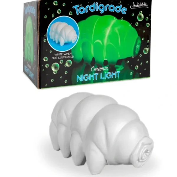 Best Sale Tardigrade Ceramic Night Light - Green Color LED Lamp - Archie McPhee - Miniature Marvels: Airplane Models & Painted Dice Egpull