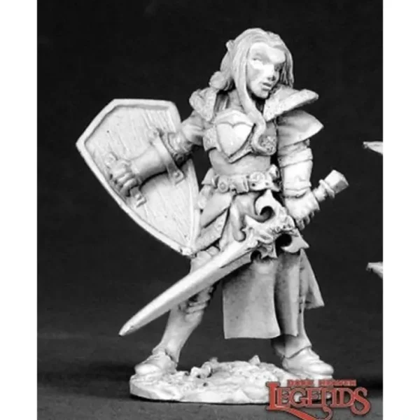 Shop Telemnar, Elf Warrior: Dark Heaven Legends RPR 02571 - Miniature Marvels: Airplane Models & Painted Dice Miniature