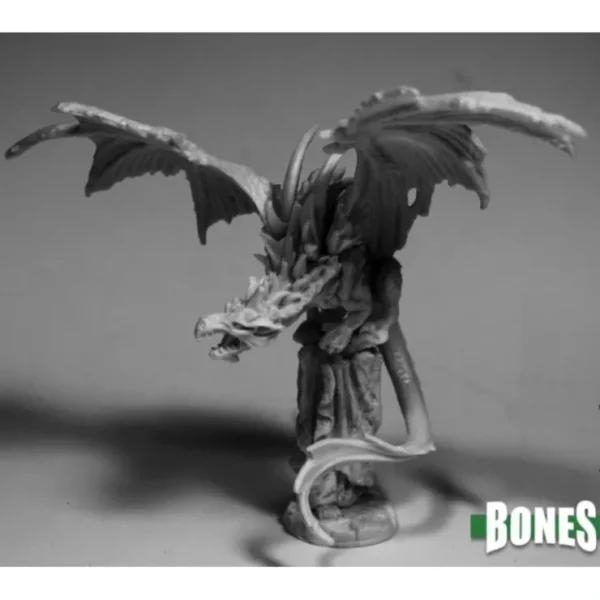 Hot Temple Dragon: Bones RPR 77503 - Miniature Marvels: Airplane Models & Painted Dice Miniature