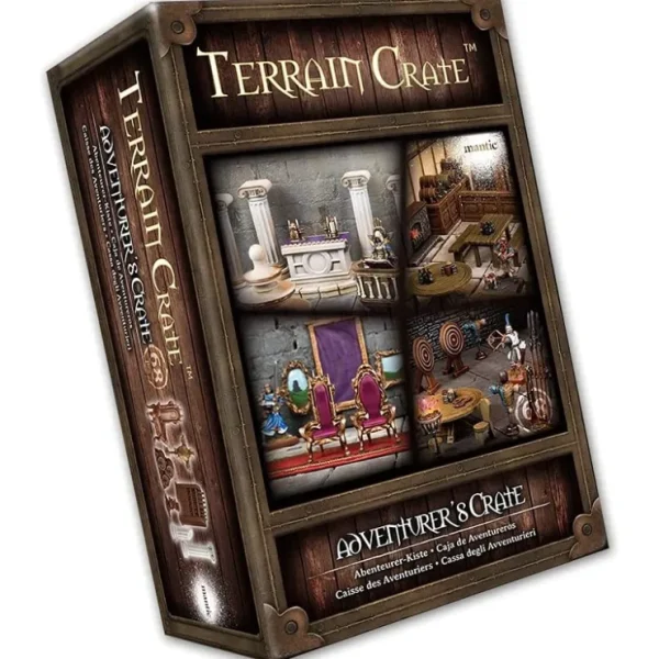 Shop TerrainCrate: Adventurers' Crate MGE MGTC135 - Miniature Marvels: Airplane Models & Painted Dice Board Game