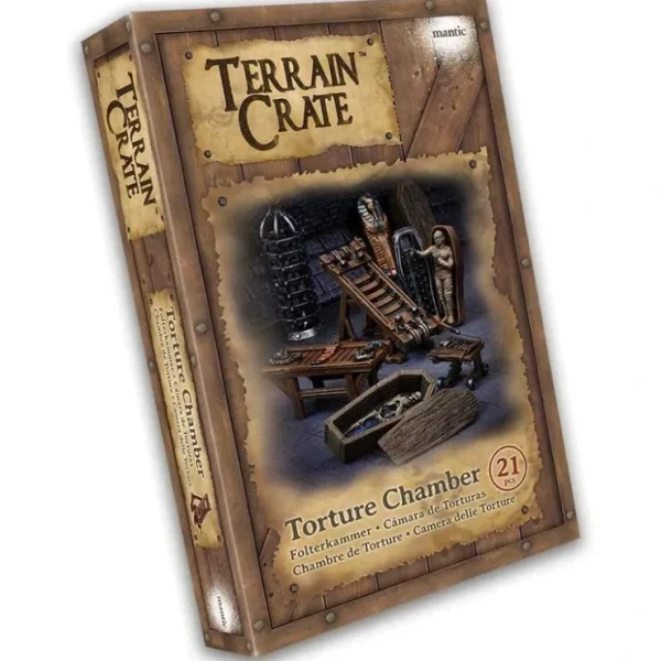Flash Sale TerrainCrate: Torture Chamber MGE MGTC107 - Miniature Marvels: Airplane Models & Painted Dice Board Game