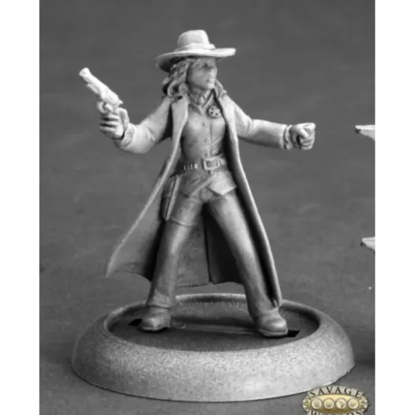 New Texas Ranger (Female): Savage Worlds RPR 59023 - Miniature Marvels: Airplane Models & Painted Dice Miniature