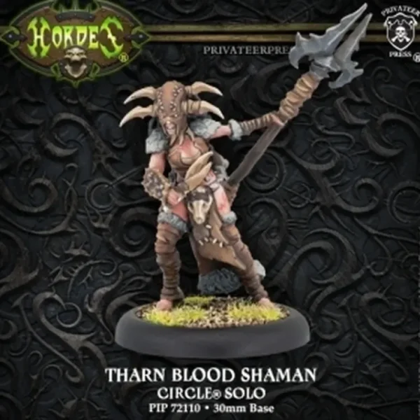 Cheap Tharn Blood Shaman: Circle of Orboros - Solo PIP 72110 - Miniature Marvels: Airplane Models & Painted Dice Miniature