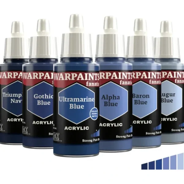 Sale The Army Painter - Warpaints Fanatic: Strong Pale Blues - Miniature Marvels: Airplane Models & Painted Dice Paint