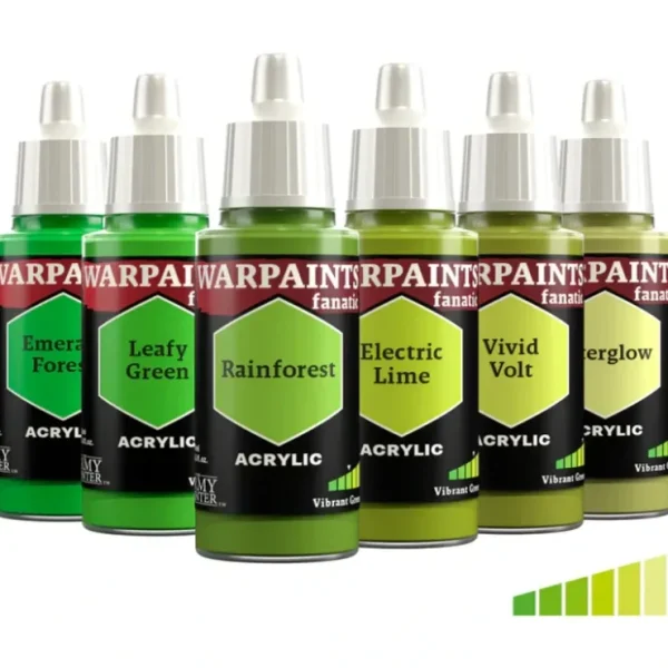 Cheap The Army Painter - Warpaints Fanatic: Vibrant Greens - Miniature Marvels: Airplane Models & Painted Dice Paint