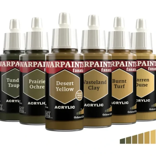 Best Sale The Army Painter - Warpaints Fanatic: Ochres & Tans - Miniature Marvels: Airplane Models & Painted Dice Paint