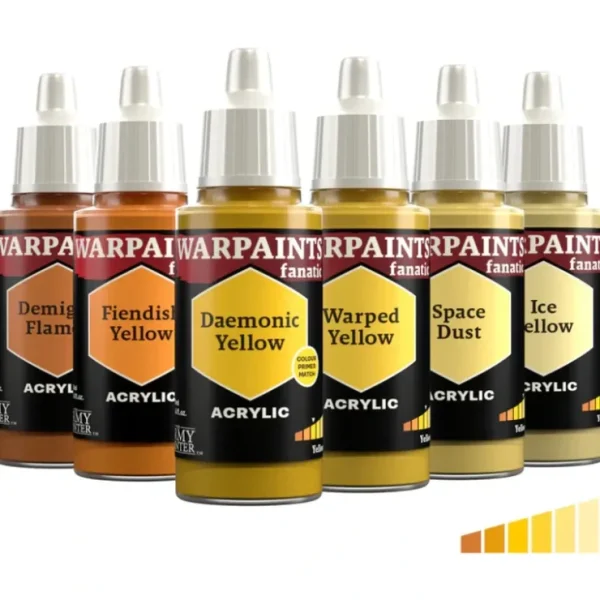 Hot The Army Painter - Warpaints Fanatic: Yellows Flexible Triad - Miniature Marvels: Airplane Models & Painted Dice Paint