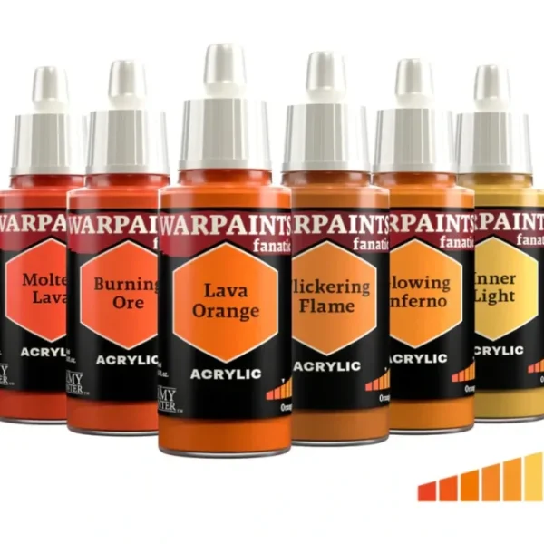 Shop The Army Painter - Warpaints Fanatic: Oranges Flexible Triad - Miniature Marvels: Airplane Models & Painted Dice Paint