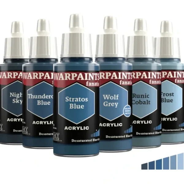 Fashion The Army Painter - Warpaints Fanatic: Desaturated Blue-Greys Flexible Triad - Miniature Marvels: Airplane Models & Painted Dice Paint