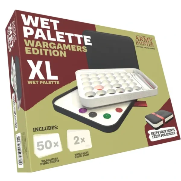 New The Army Painter - Wet Palette Wargamers Edition XL - Miniature Marvels: Airplane Models & Painted Dice Paint