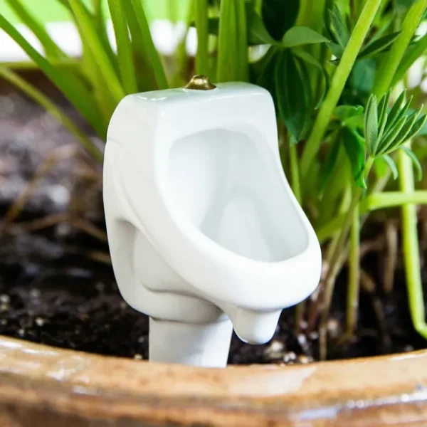 Flash Sale The Bathroom Urinal Plant Watering Stake - Funny Garden Gag Joke REALLY WORKS! - Miniature Marvels: Airplane Models & Painted Dice Egpull