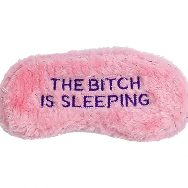 Best Sale THE BITCH IS SLEEPING Mask - Funny Female Sleep Eye Blindfold Soft EyeMask Gift - Miniature Marvels: Airplane Models & Painted Dice Egpull