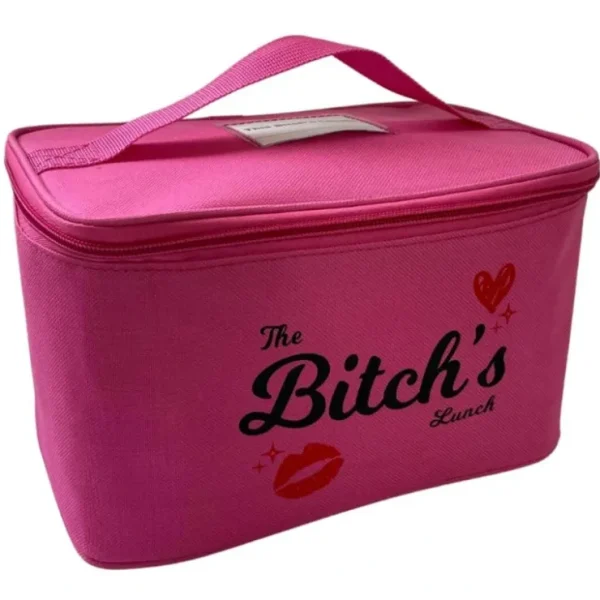 New The Bitch's Lunch Box Bag ~ Insulated Ice Chest Pink Cooler Bag - Fun Adult Gift - Miniature Marvels: Airplane Models & Painted Dice Egpull