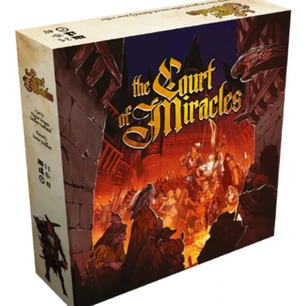 New The Court of Miracles LKY COM-R01-EN - Miniature Marvels: Airplane Models & Painted Dice Board Game