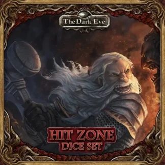 Clearance The Dark Eye: Aventuria - Hit Zone Dice Set PZO ULIUS25525E - Miniature Marvels: Airplane Models & Painted Dice Dice